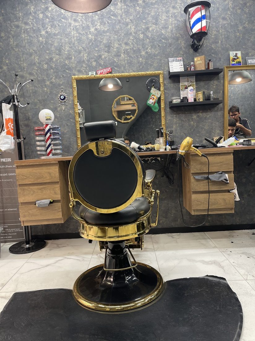 Posto de trabalho do barbeiro